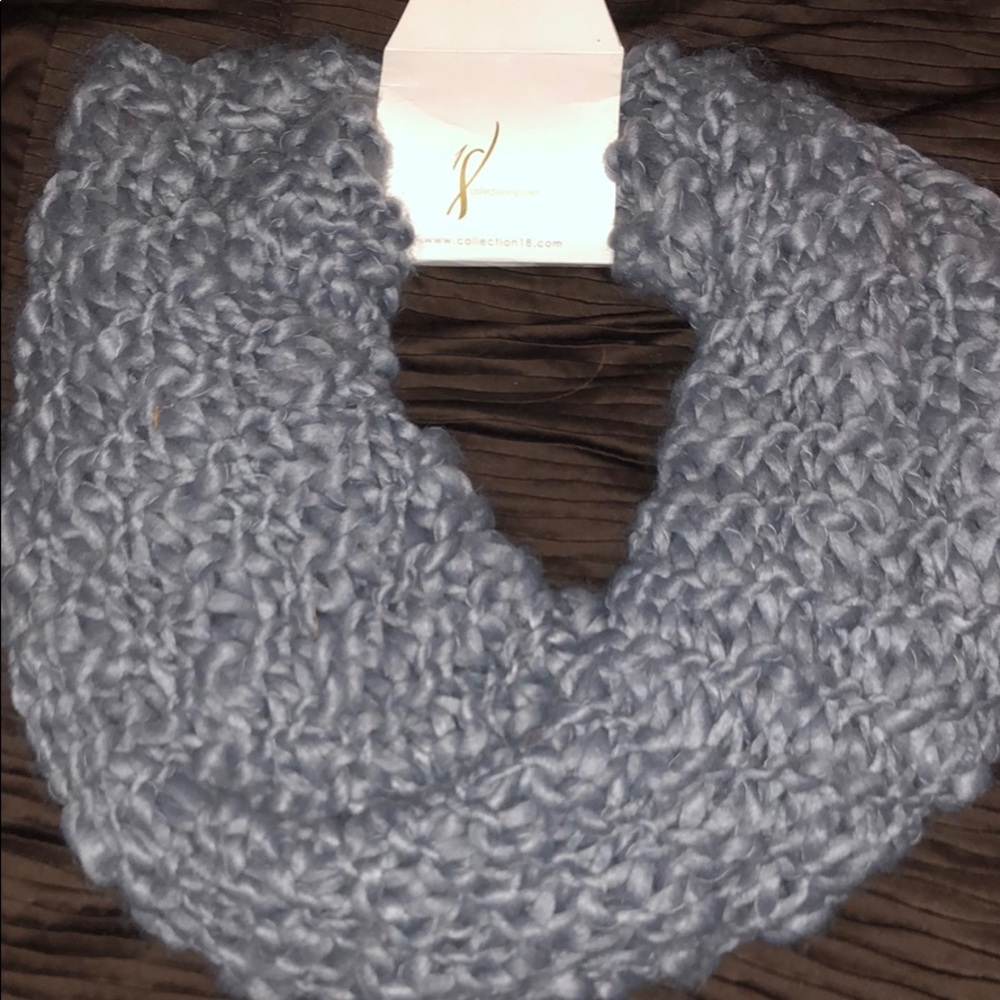 New Gray Infinity Scarf